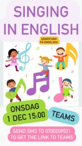 Läs mer om artikeln 🎵Come and sing in English on Teams! 🎶