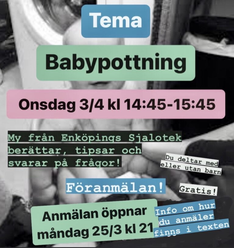 TEMA BABYPOTTNING 3 april