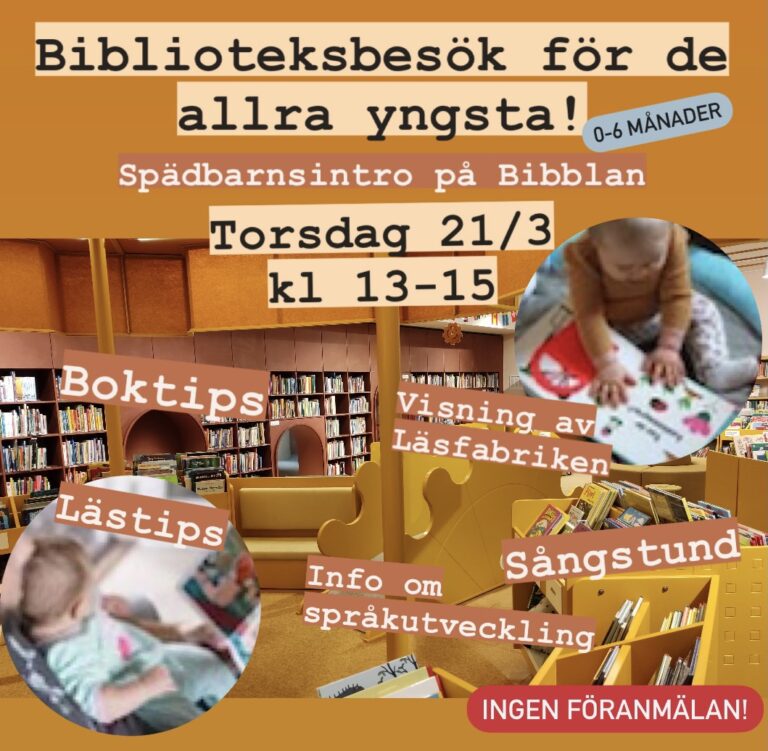 Spädbarnsbesök på Stadsbiblioteket 