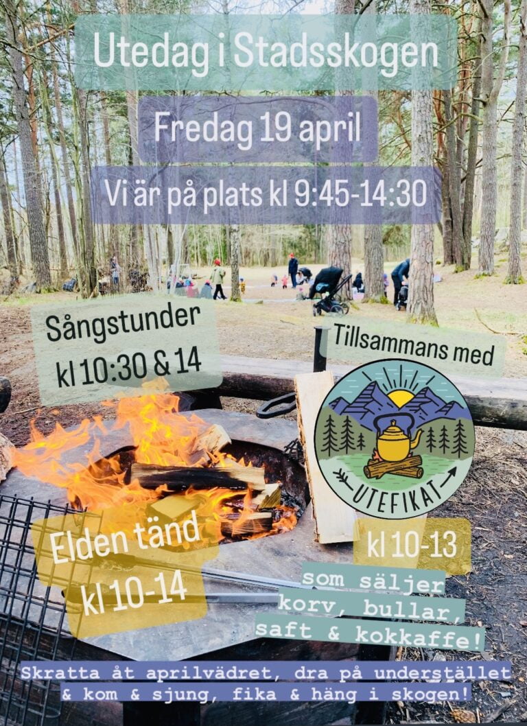 UTEDAG I STADSSKOGEN 19/4 🪵