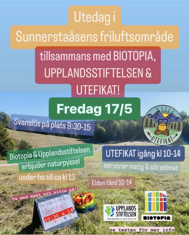 FREDAGSUTFLYKT TILL SUNNERSTAÅSENS FRILUFTSOMRÅDE 17/5