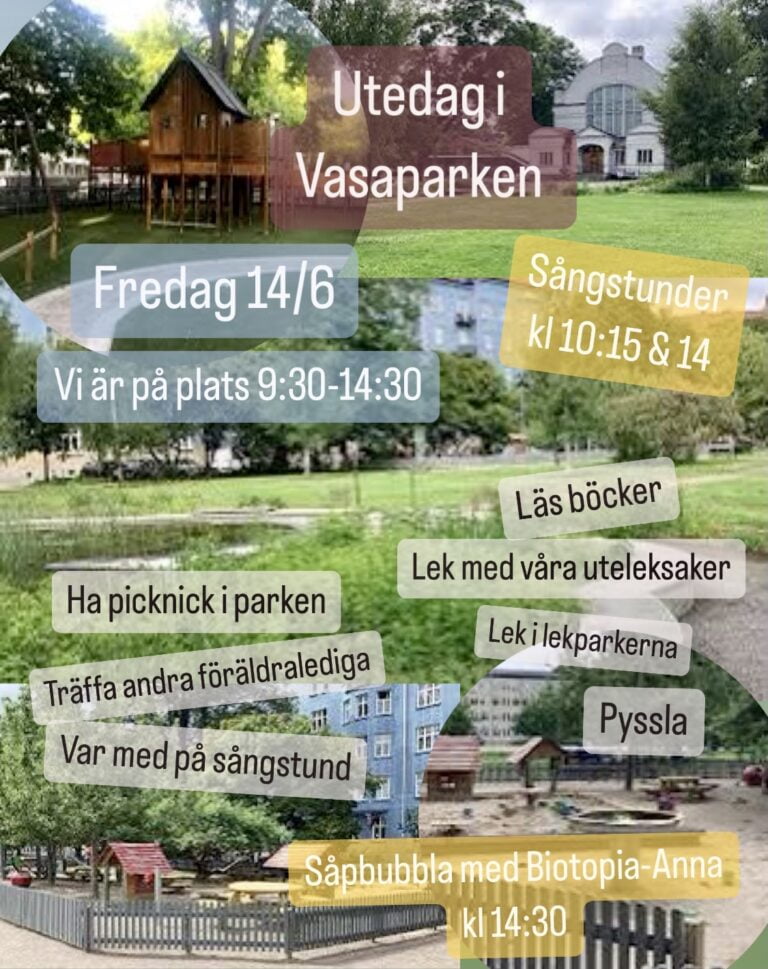 Utedag i Vasaparken