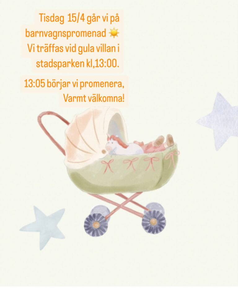 Barnvagnspromenad 15/4