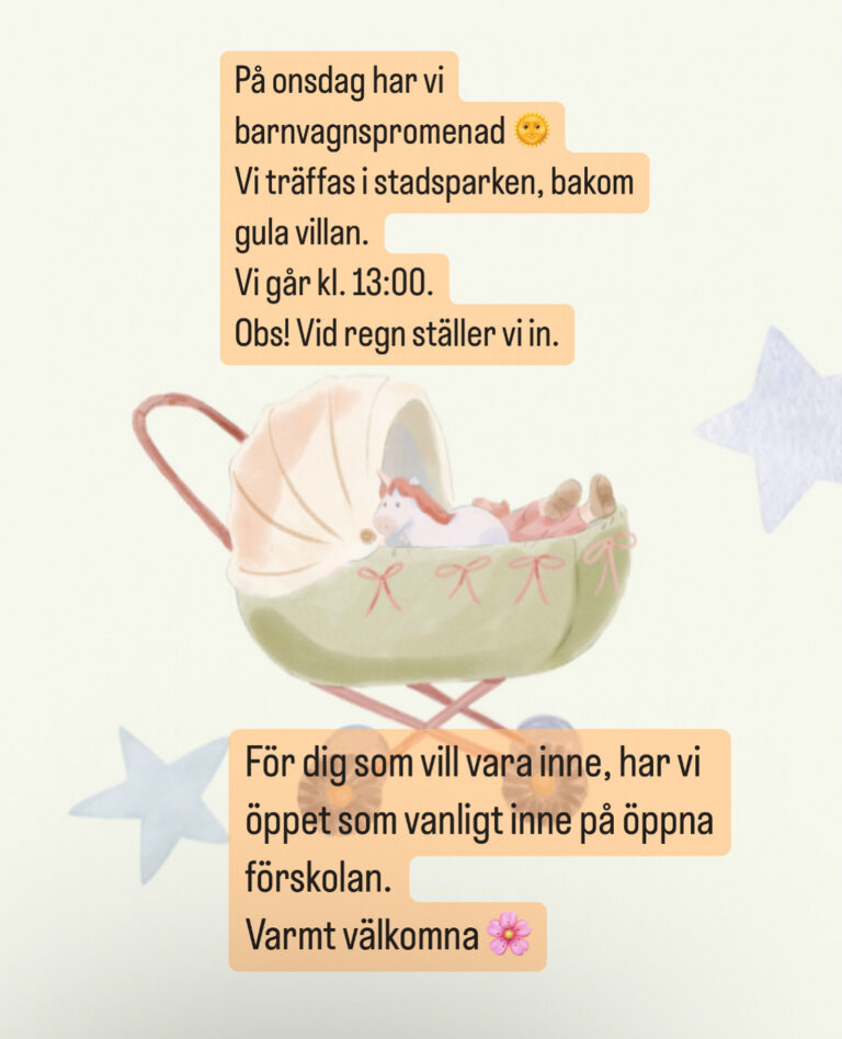 Barnvagnspromenad