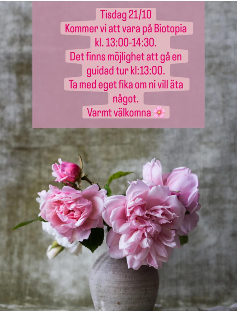 Vi besöker Biotopia 21/10